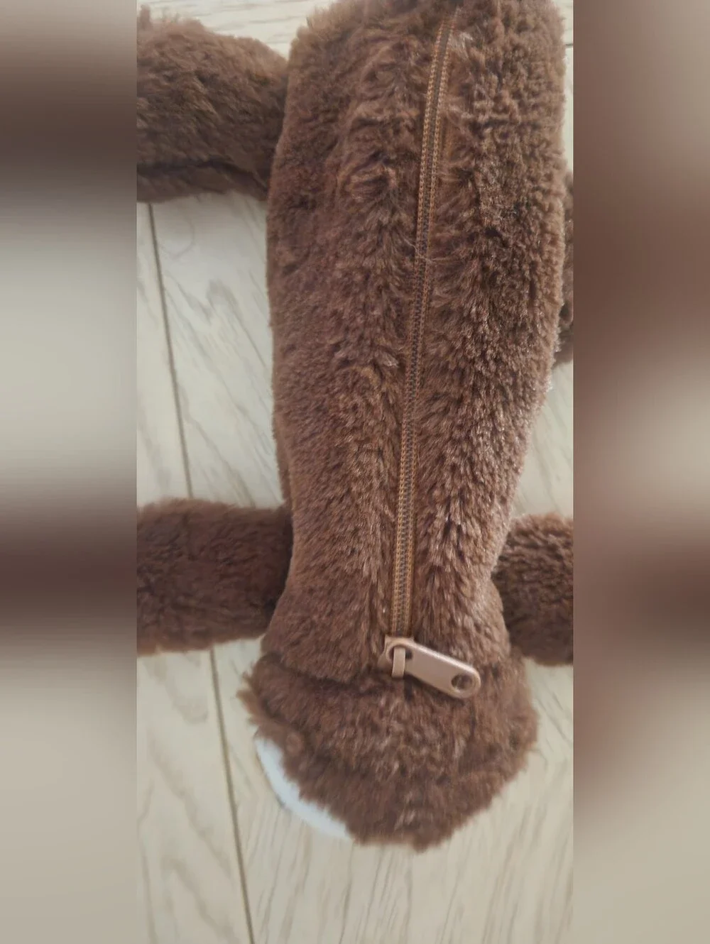 Brown Plush Otter Pencil Case Zipper Pouch